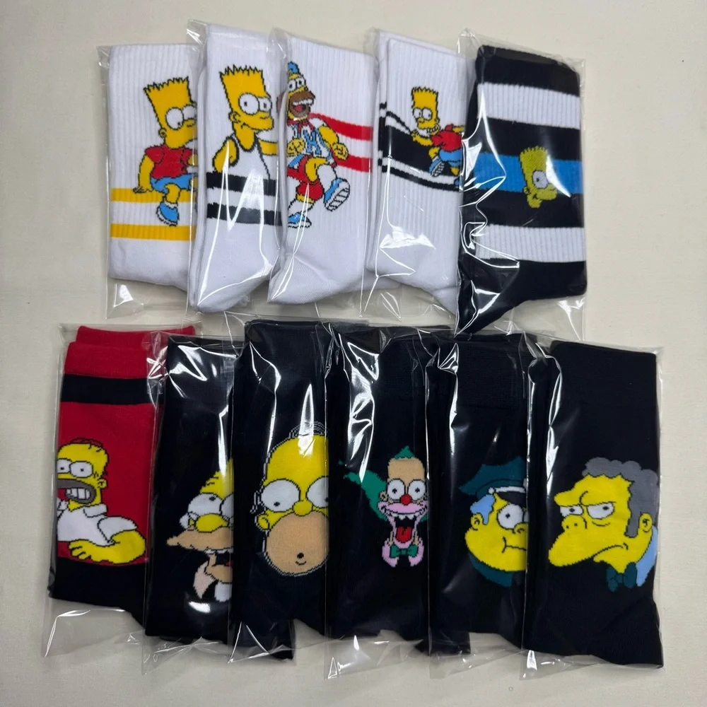Simpsons Character Socks Collection - Multicolor